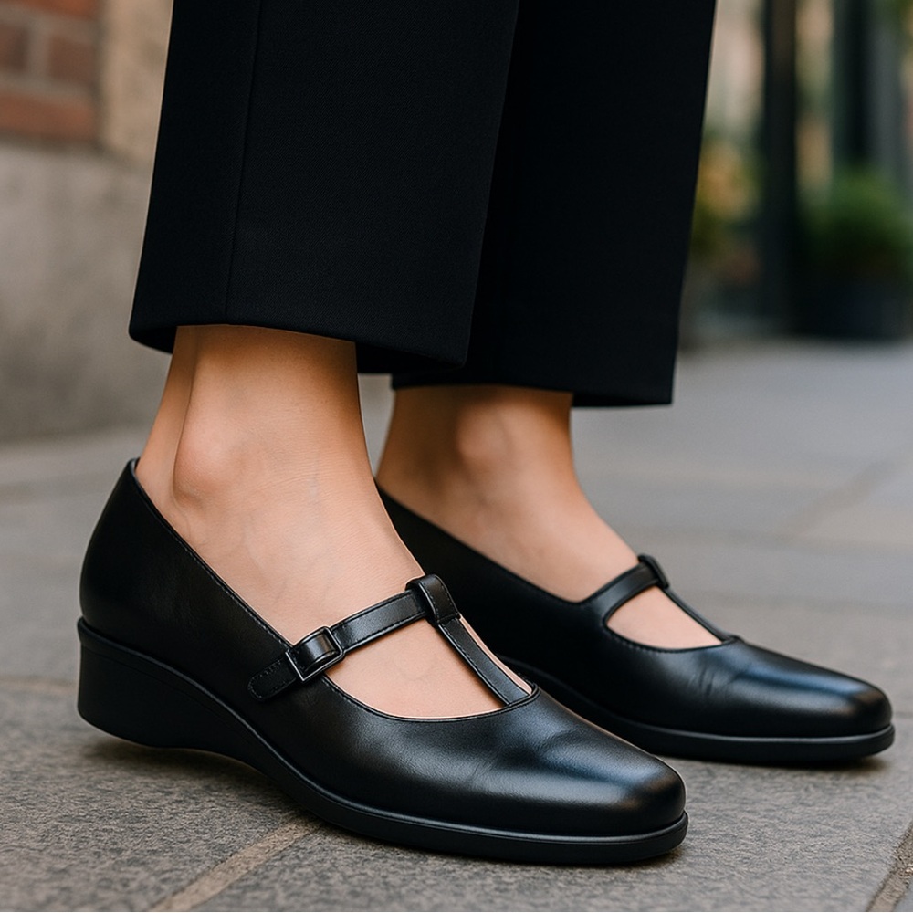 Naturalizers black comfy shoes